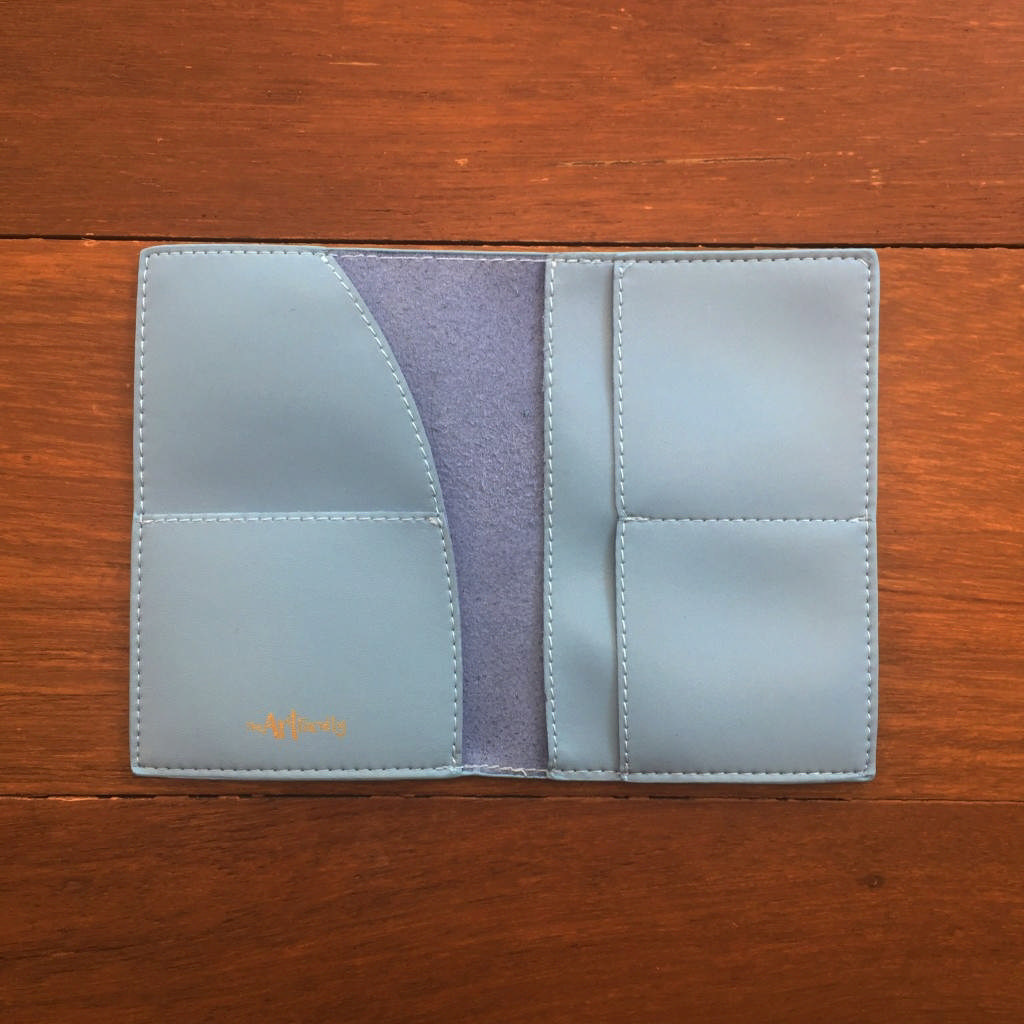 Passport Cover-Shophouses (Light Blue) by Khairul
