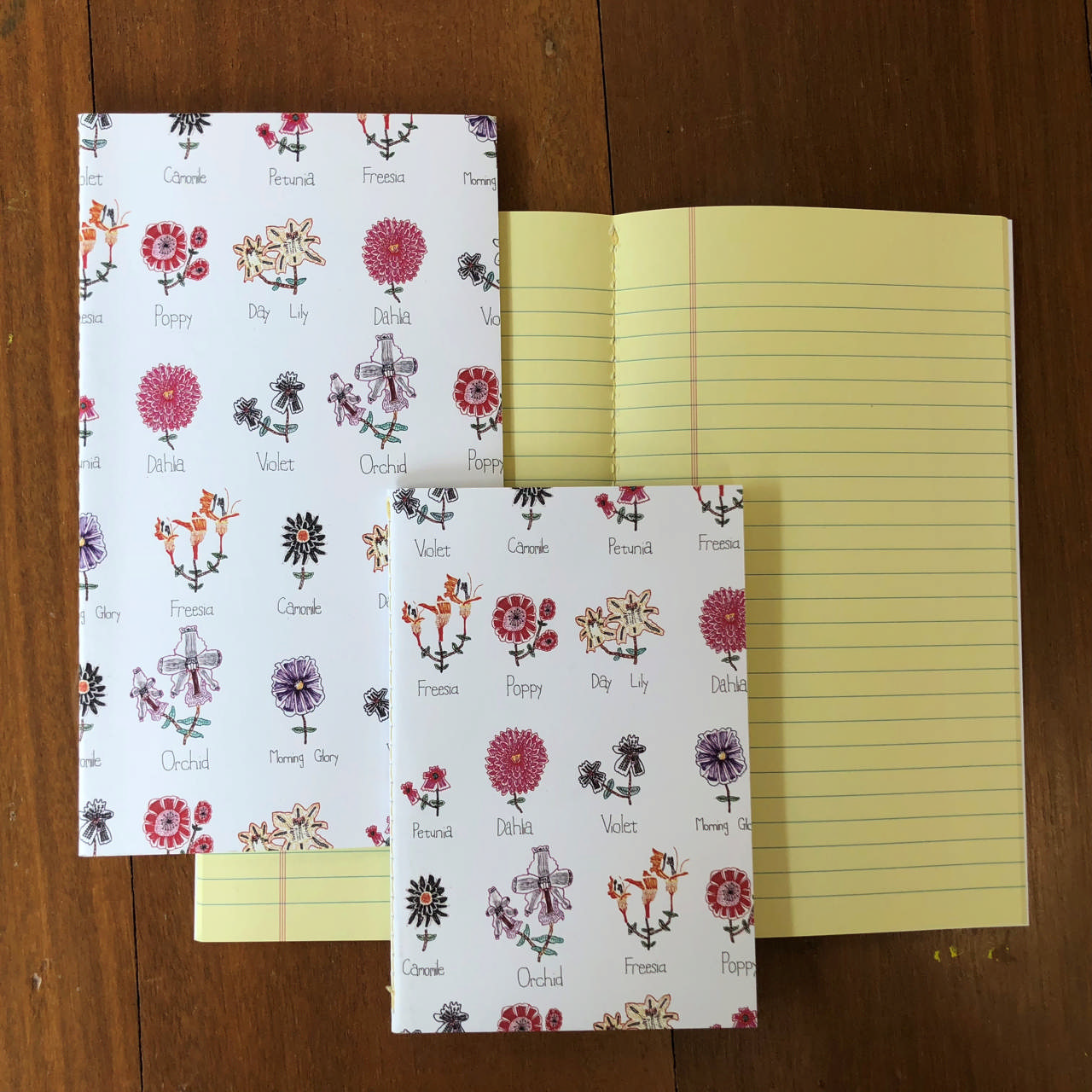 Tall Jotterbook - Flowers