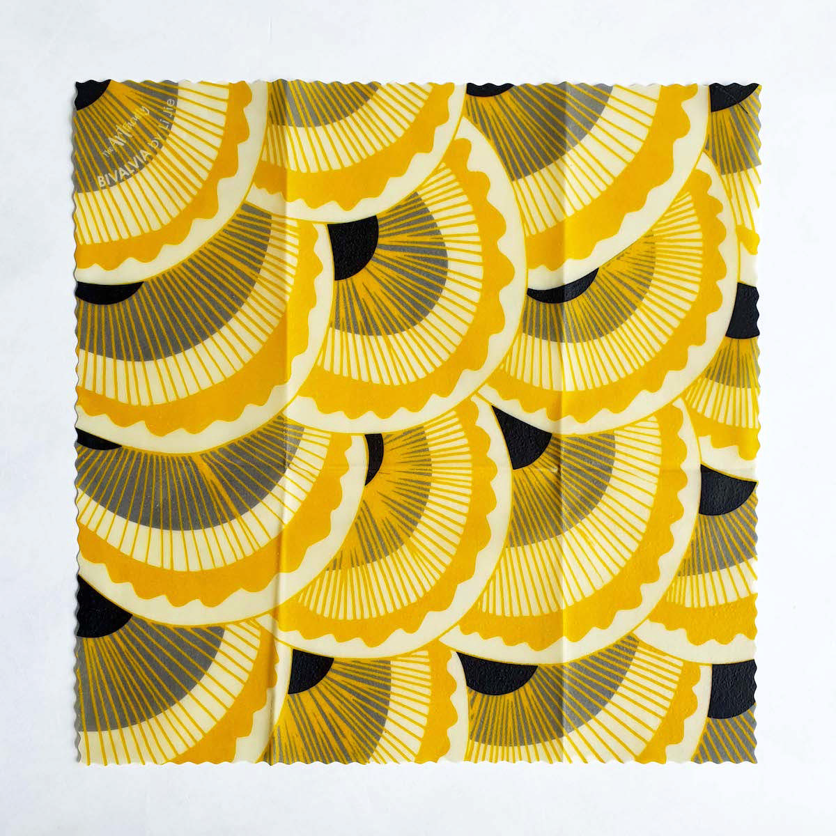 Eco Beeswax Food Wrap - Bivalvia Yellow