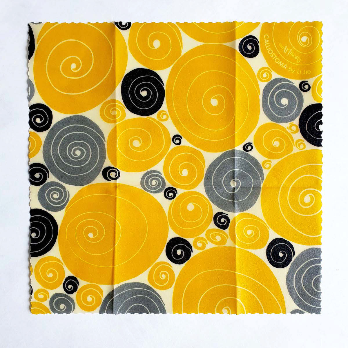 Eco Beeswax Food Wrap - Calliostoma Yellow