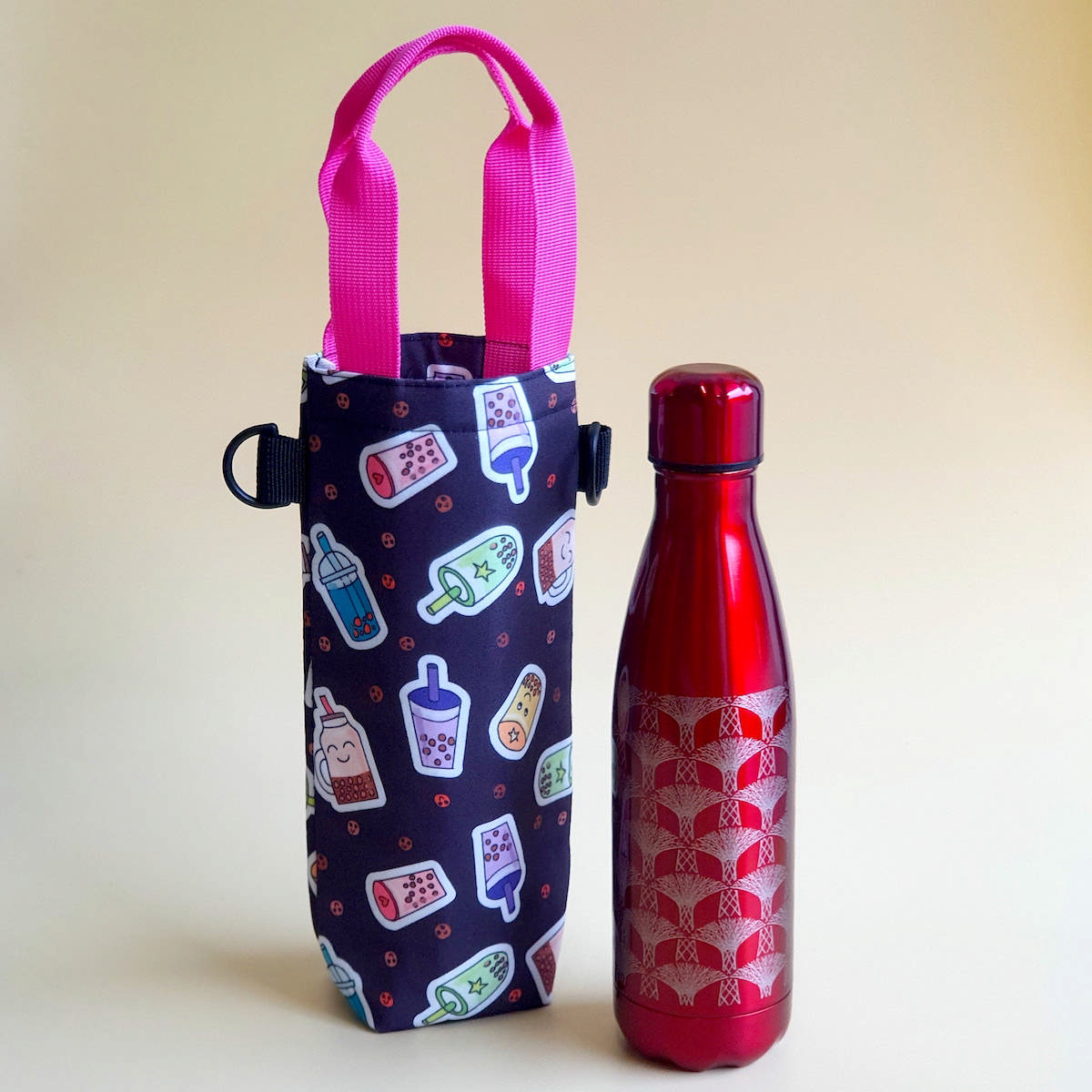 PwP Bottle Carrier - Bubble Tea Party