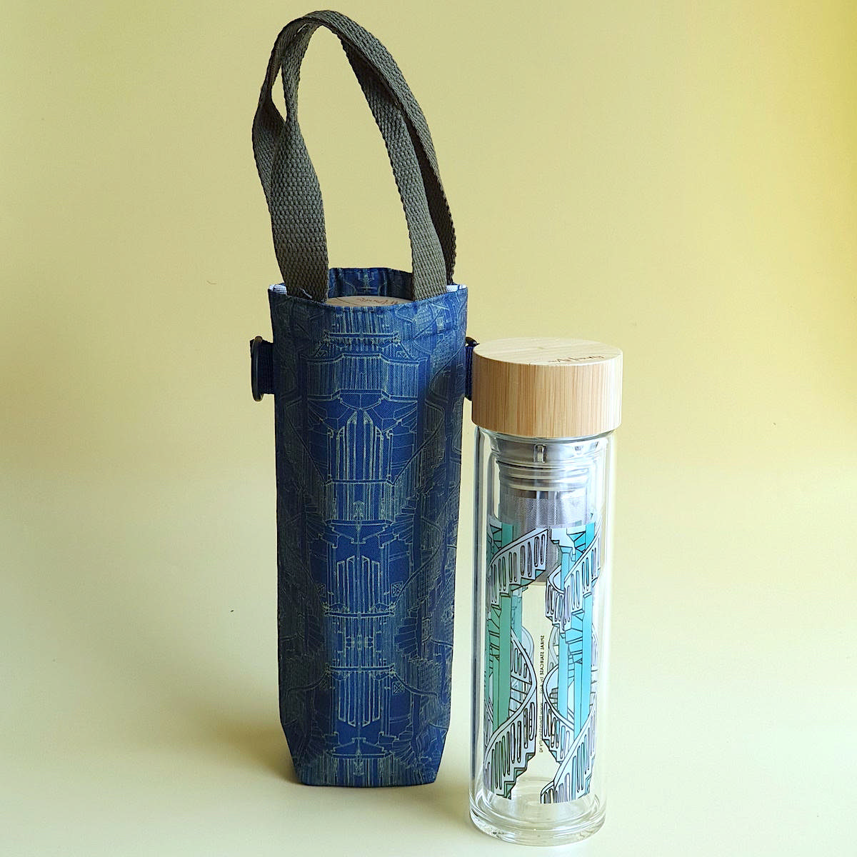 PwP Bottle Carrier - Spiral Staircase